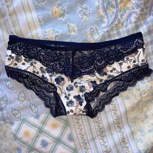 NEW Charlotte Russe floral lace panties